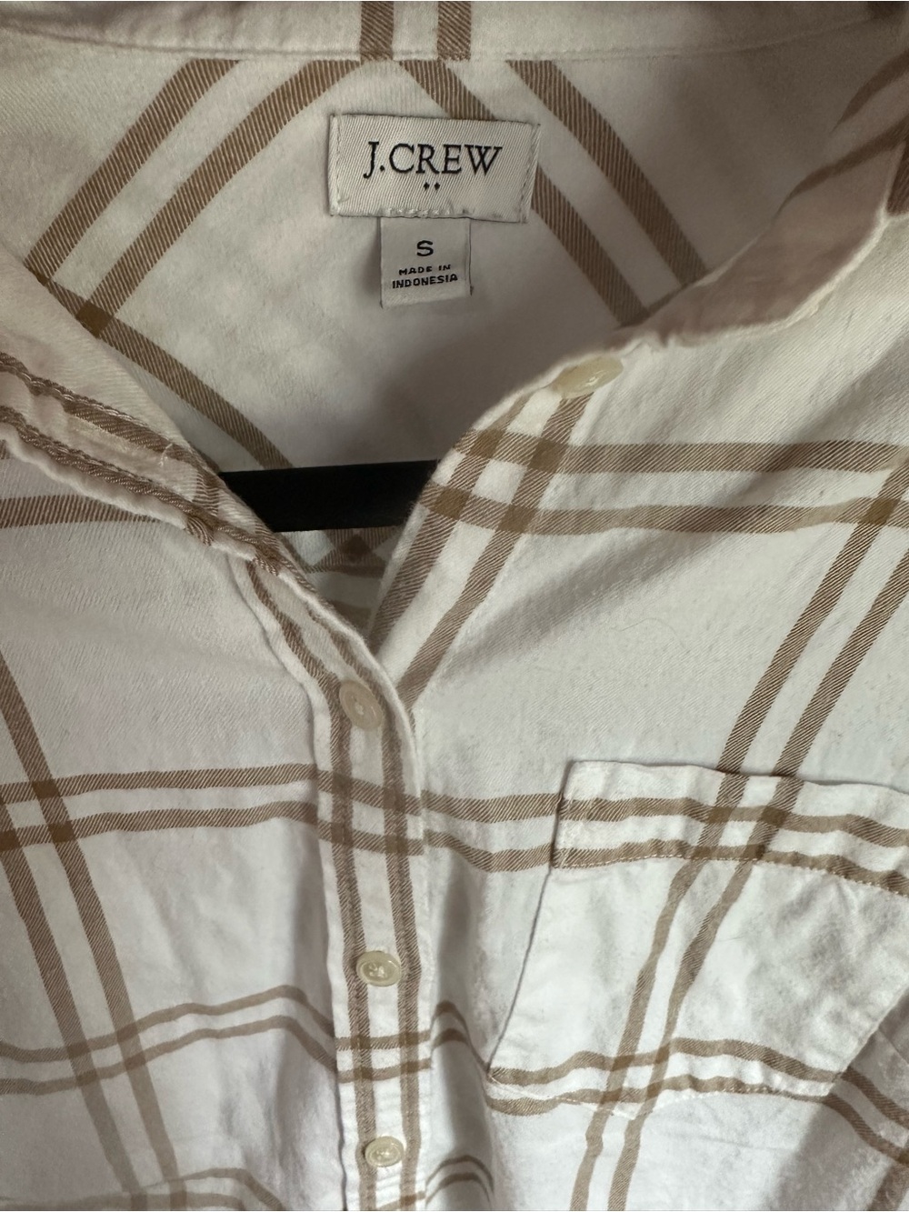 J CREW COTTON FLANNEL - Picture 3 of 3